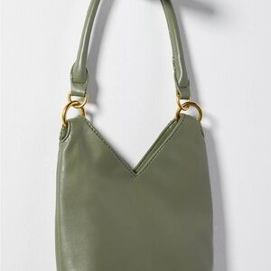 Anthropologie Sage Green Shoulder Bag
